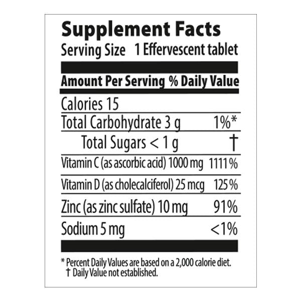 Nutriplus Vitamin C Effervescent Tablets