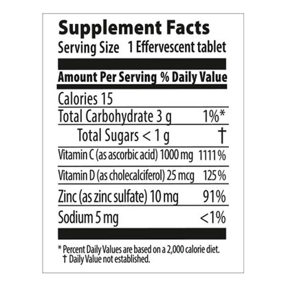 Nutriplus Vitamin C Effervescent Tablets